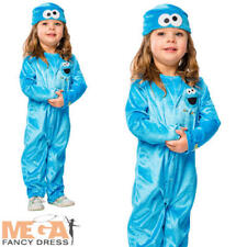 Kids Sesame Street Cookie Moster Muppet Fancy Dress Unisex Baby/Toddler Costume
