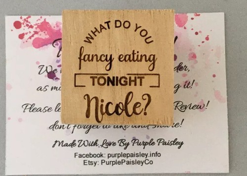 Laser engraved rustic wooden - rustic,