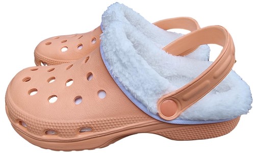 Ladies womens clogs fur - womens, lined