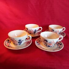 SET OF FOUR OF CHURCHILL 'IMARI' DESIGN TEA CUPS & SAUCERS