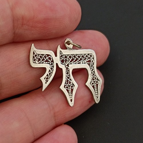 Chai pendant vintage filigree - chai,