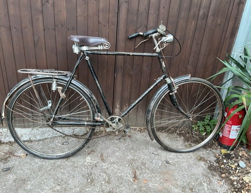 1900s big old police bike - big,