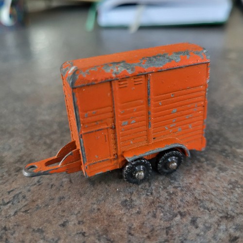 Dinky horse trailer - horse,
