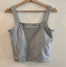 Hollister Grey Cami Top Size M