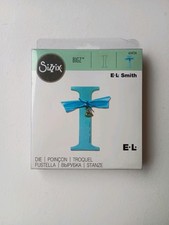 Sizzix Bigz Die Sassy Serif Letter "I" Cuts Felt Fabric Card Paper Leather Rare
