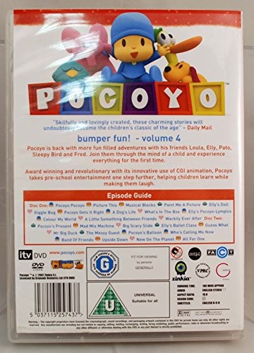 Pocoyo bumper fun dvd - bumper, [dvd]