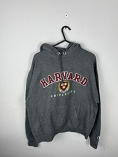 Vintage Harvard Hoodie Mens