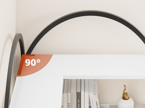 Corner bookcase tier l - bookcase,