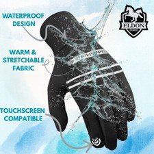Ladies Horse Riding Gloves Waterproof Thermal Touch Screen Design | Eldon Horse