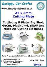 Cutting Plate A5 x 3mm for Cut & GoPro & most A5 Die Cutters : SPA53  5