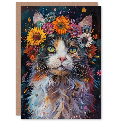 Birthday card ragdoll - birthday, cat