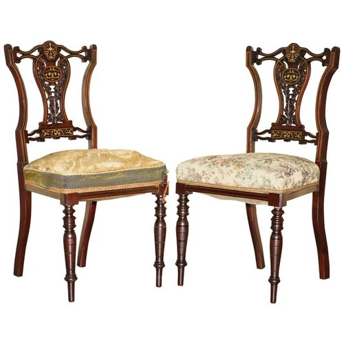 Pair antique victorian - pair,