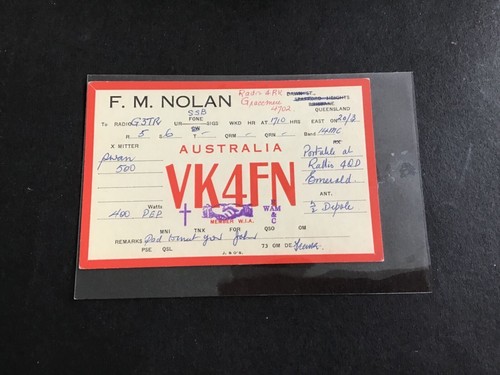 Vintage qsl radio - vintage,