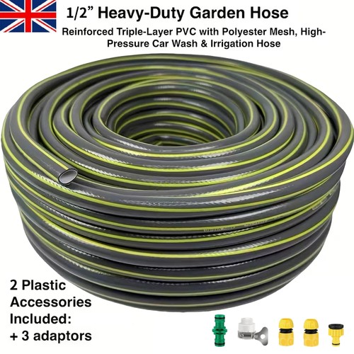 50m garden hose pipe heavy - 5-50m,