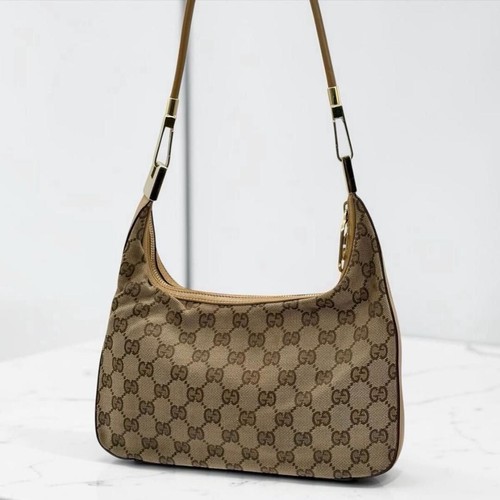 Gucci canvas hobo shoulder - hobo,