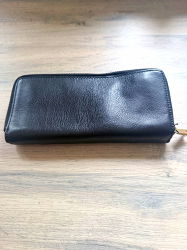 Fossil black saffiano leather - black,