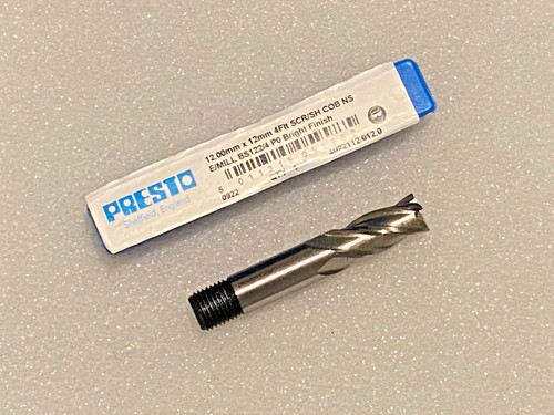 12mm hss cobalt end - 12mm, mill