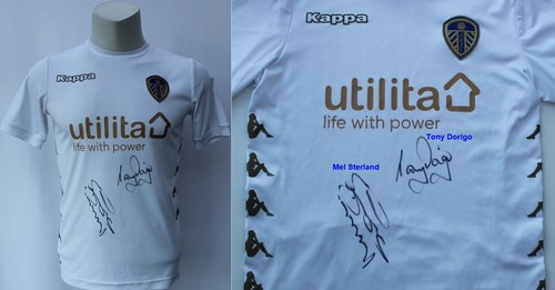 Leeds united home shirt signed - leeds,