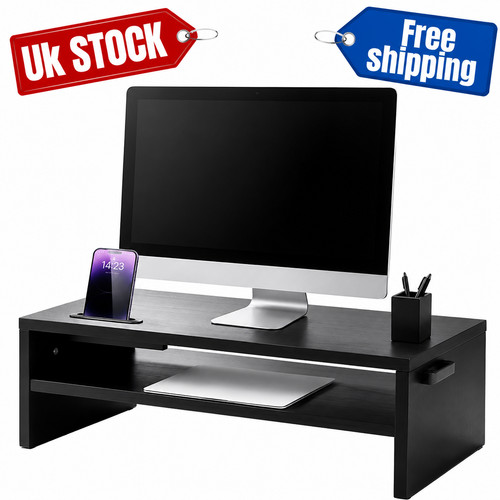 Tier wooden monitor stand - tier,