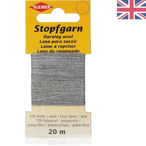 20m carded light grey darning - light,