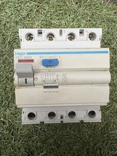 HAGER 63 AMP 100mA FOUR POLE