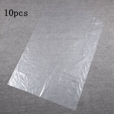 10/50pc Polythene Garment Clear Suit Cover Plastic Dry Cleaner Clothes Dress Bag