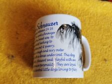 The Miniature Schnauzer High Quality Coffee Mug 8cm Diameter 9cm High