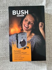 Bush Personal Cassete Radio With Speaker.  No Headphones.