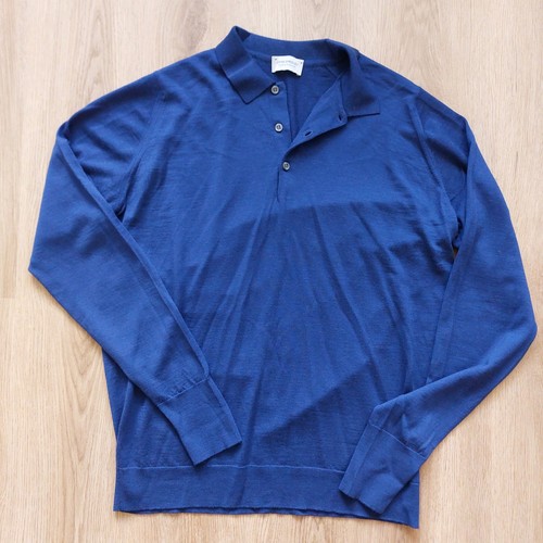 John smedley long sleeve polo - john,