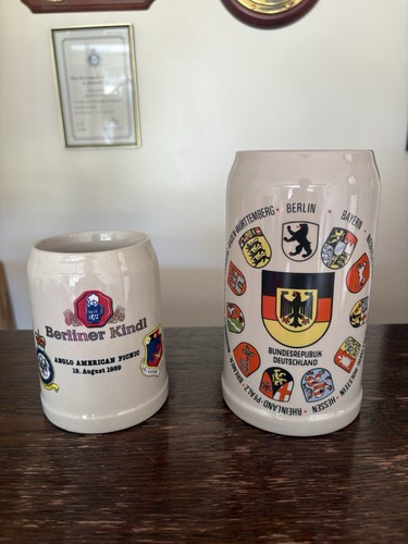 Vintage german beer - vintage, steins