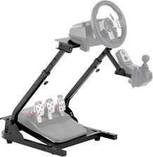 Foldable Racing Steering Wheel Stand, Height Adjustable Gaming Wheel Stand
