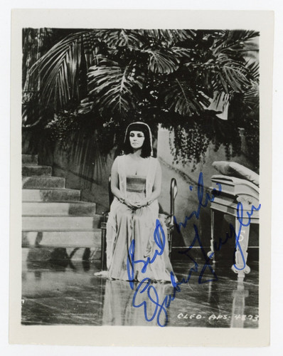 Elizabeth taylor signed - elizabeth,