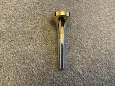 Conn 4 Cornet Mouthpiece In Gold And Silverplate