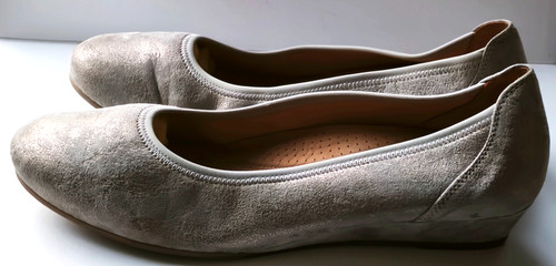 Gabor comfort metallic silver