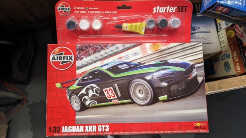Airfix jaguar xkr gt3 model - jaguar,