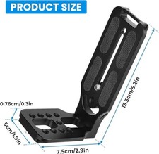 L Bracket, Quick Release Plate Vertical Video Shooting for camera