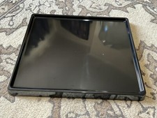 serving voyager  JVD tray , black large modern melamine , 39cm x32 cm