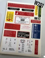 Mercedes-Benz W201 Decal Set