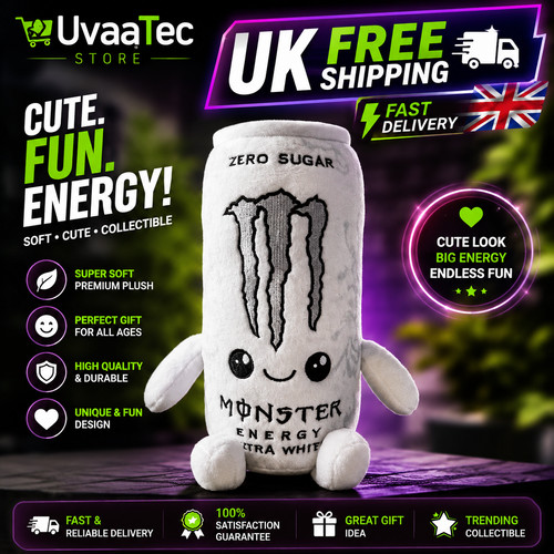White energy drink - drink, can