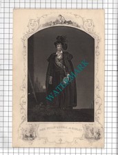 John Philip Kemble Actor Hamlet Act 5 Scene 1 William Shakespeare Print - c.1880
