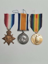 WW1 1914 Mons Star Trio H.Doran SS.111809 Stoker 1st Class Royal Navy