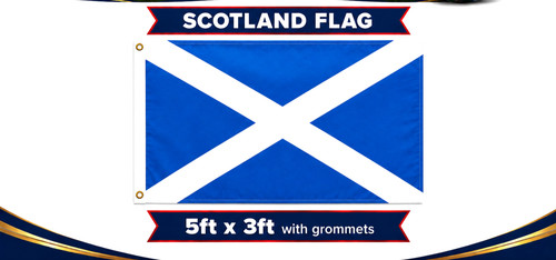 Scotland saltire flag 5x3ft - flag,