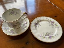 Paragon Vintage China Malandi design tea cup, saucer & side plate set (per set)