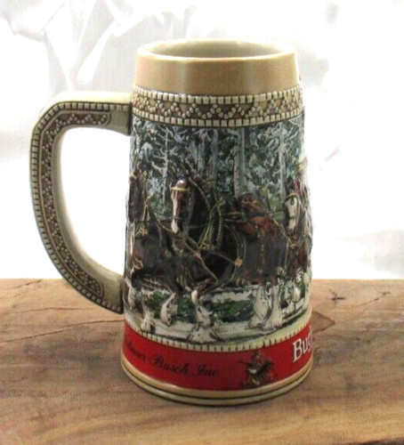 Budweiser beer stein mug - beer,