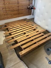futon king size bed frame - solid wood