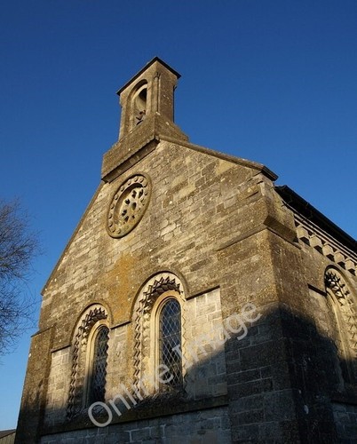 Photo 6x4 church tresham a - church,,