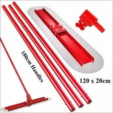 Bull Float Concrete Float 1200x200mm Concrete Tool Trowel Float 1.8m Handle Kit