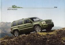 Jeep Patriot 2007-08 UK Market Sales Brochure 2.4 2.0 CRD Sport Limited