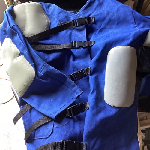 Blue canvas rifle shooting - blue,