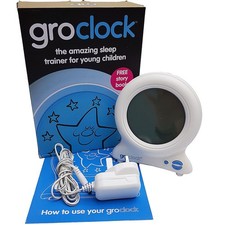 Groclock Clock Sleep Trainer For Young Children Toddler Light MISSING STORY BOOK